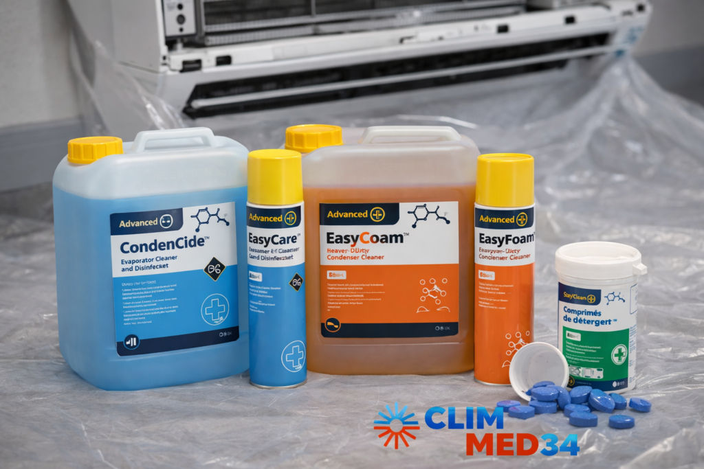 Produits professionnels nettoyage climatisation Montpellier